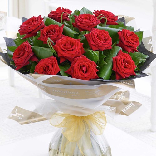 Long Stem Grand Prix Rose Hand-tied - Top-Rated